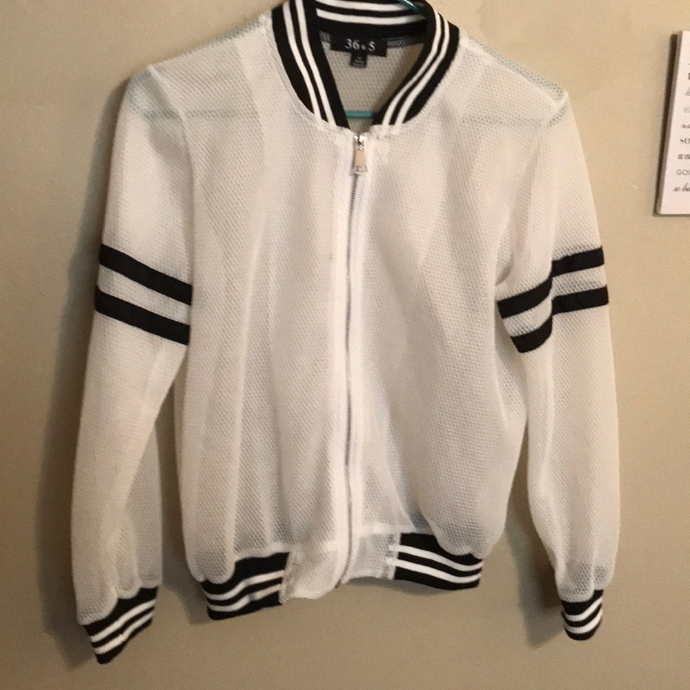 White mesh jacket